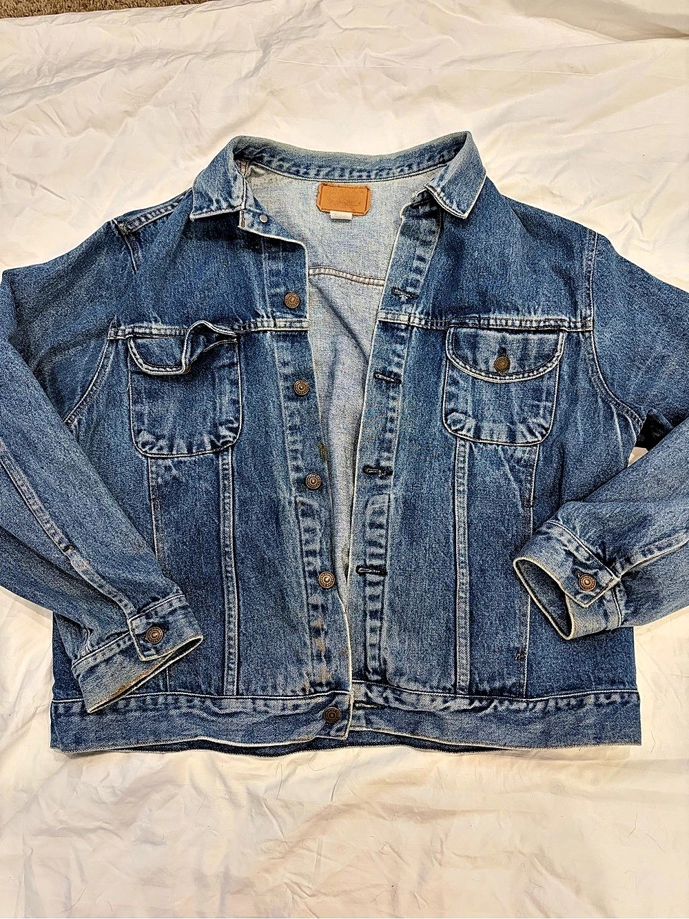The Gap Vintage 90s Gap Denim Trucker Jacket Denim Trucker Jacket Blue Small